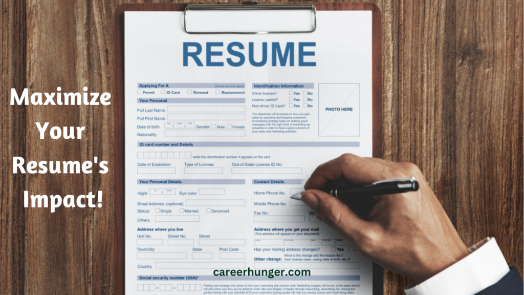 Resume Writing for a Successful Career Change