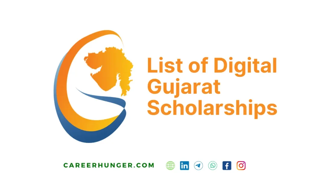 List of Digital Gujarat Scholarships