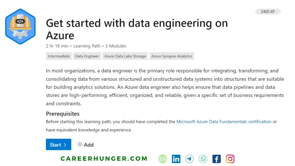 data engineering on Azure