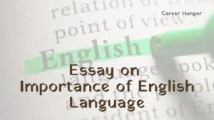 Essay on Importance of English Language