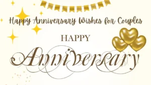 Happy Anniversary Wishes for Couples